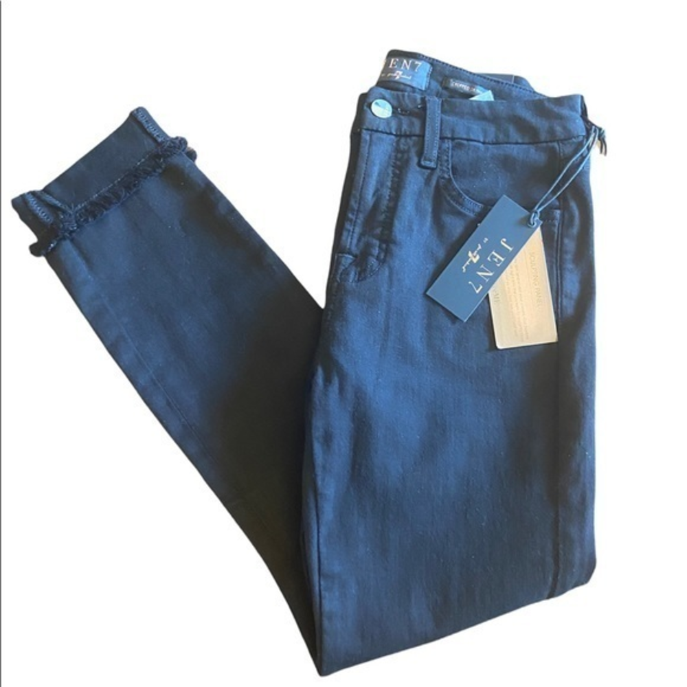 7 for all mankind womens skinny cuffed size 2 skinny jeans